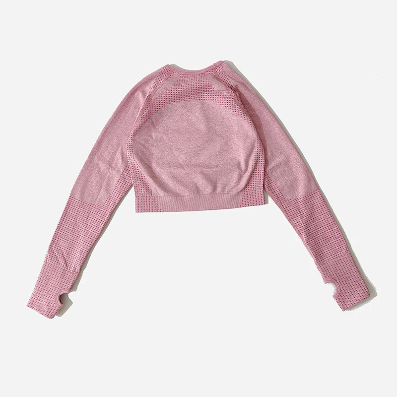 Seamless Long Sleeve Crop Top