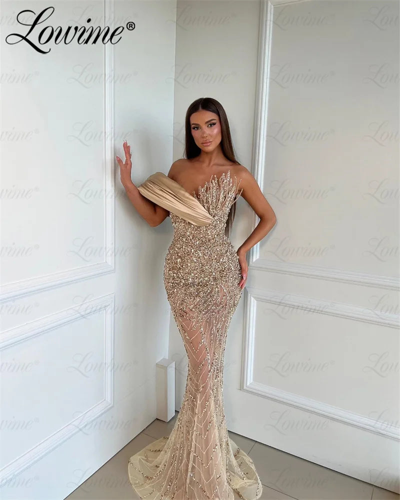 Beaded Prom Dress