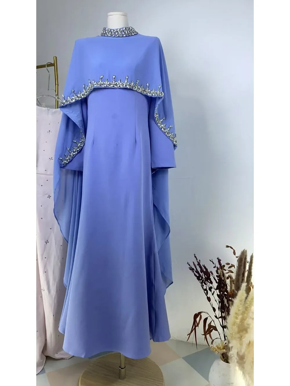 Crystal Edge Abaya