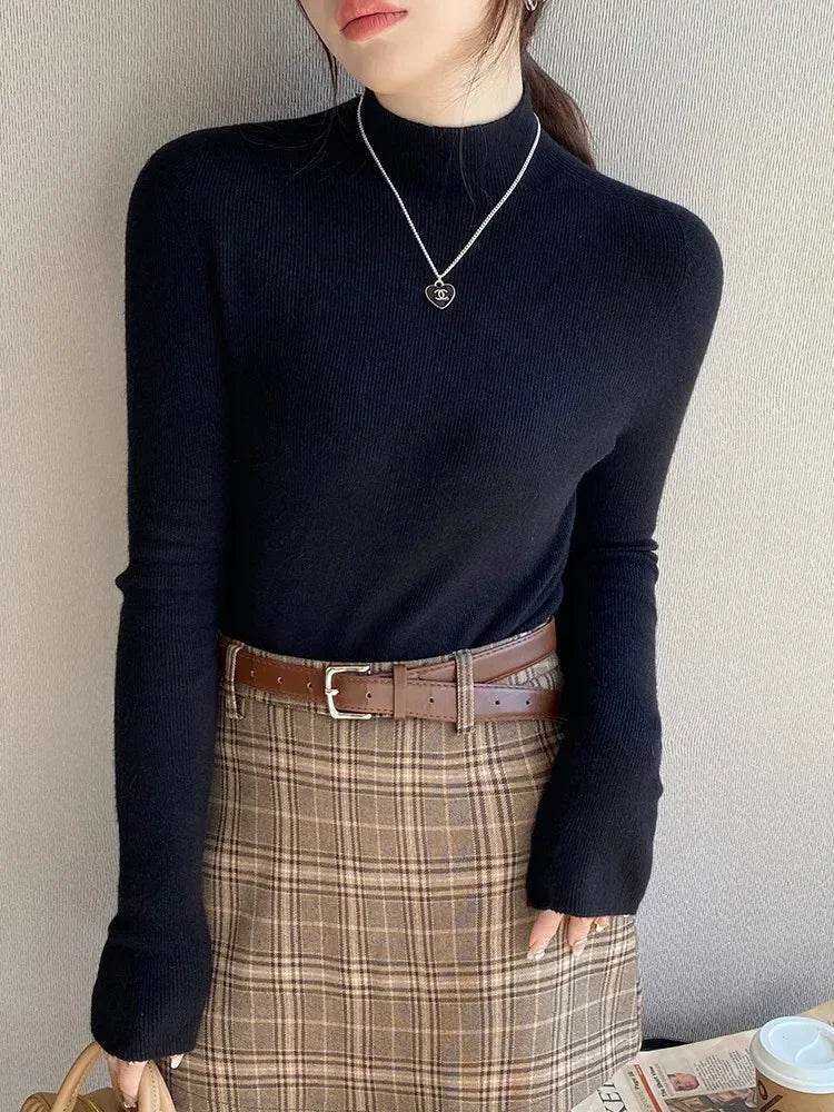 Turtleneck Sweater Top