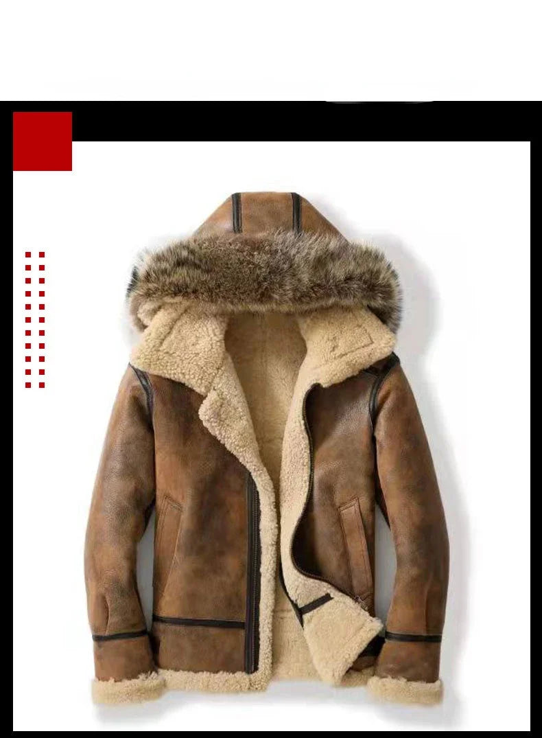 2022 Winter New Original Natural Sheepskin Fur Coat Women's Coat Thick Warm Sheep Sheared Lamb Hair Short Genuine Leather Jacket