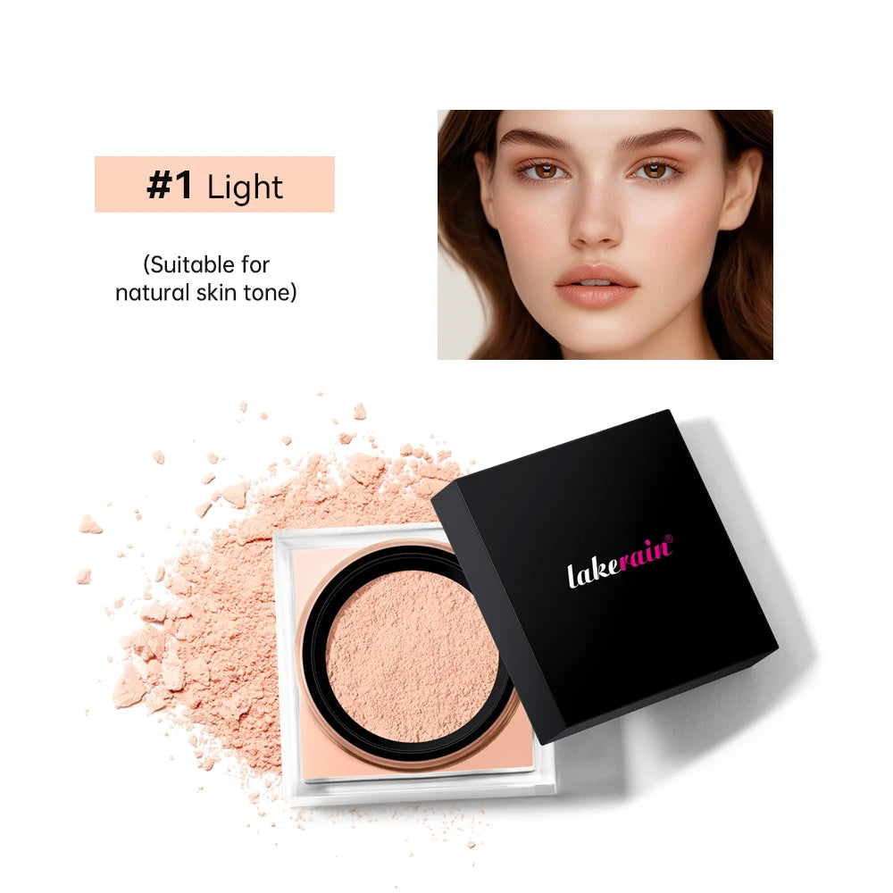 Waterproof Loose Baking&Setting Powder Long Lasting Oil Control Matte Setting Powder Natural Brightening Face Cosmetics