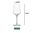Burgundy Bordeaux Style Upscale Banquet Party Wine Glass