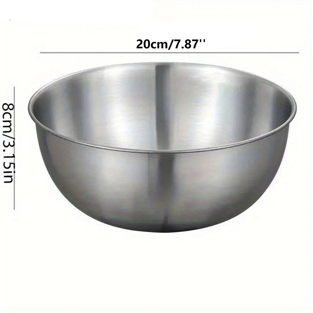 {3pcs} Stainless Steel Bowl Set With Scale