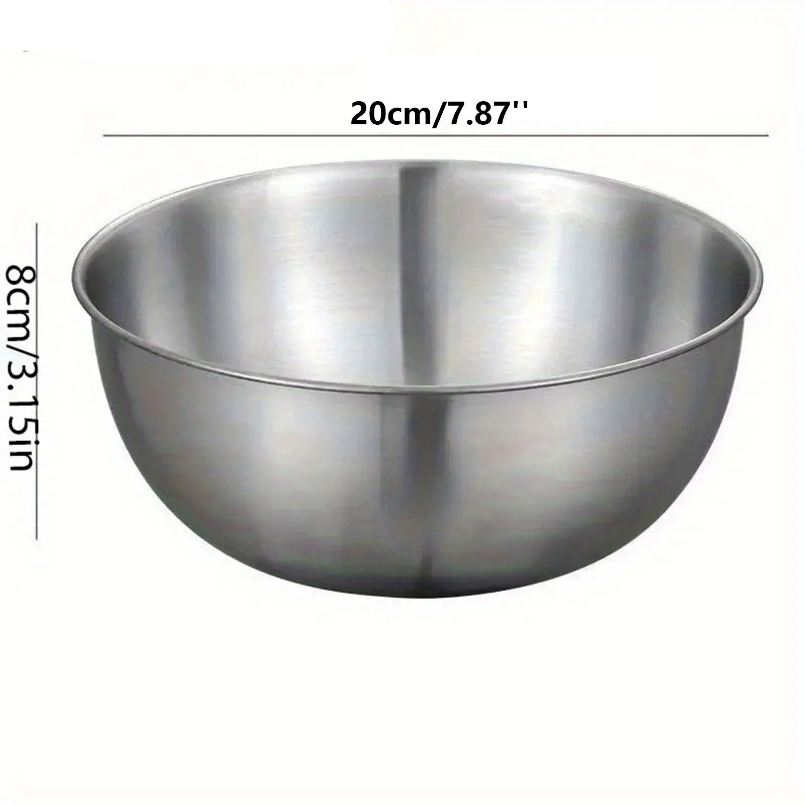 {3pcs} Stainless Steel Bowl Set With Scale