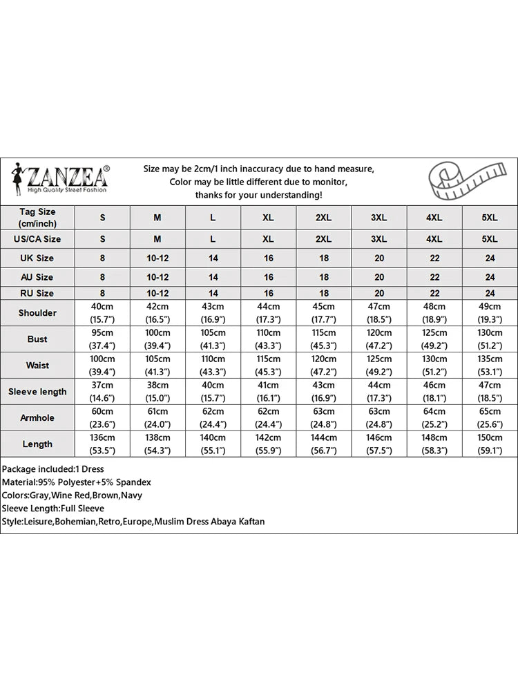 Elegant Long Sleeve Pleated Sundress Muslim Abaya