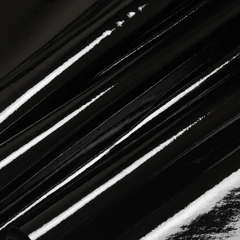 PU Leather Pleated Skirt