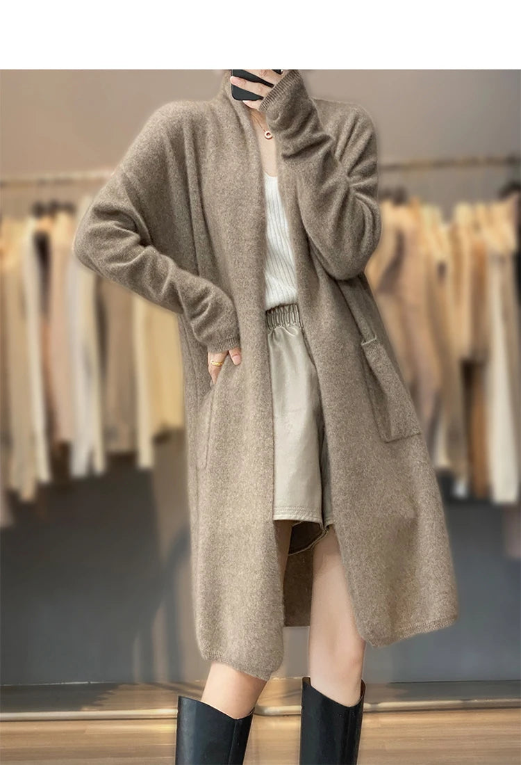 Cashmere Long Cardigan