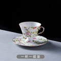 200ML Ceramic Black Tea Mug Saucer