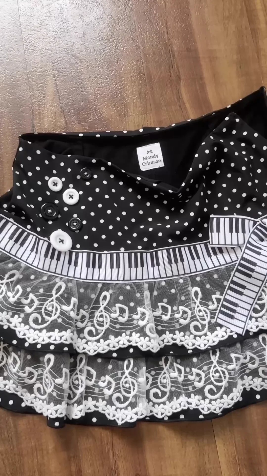Piano Mini Skirt