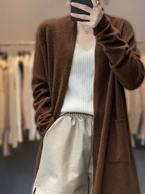 Cashmere Long Cardigan