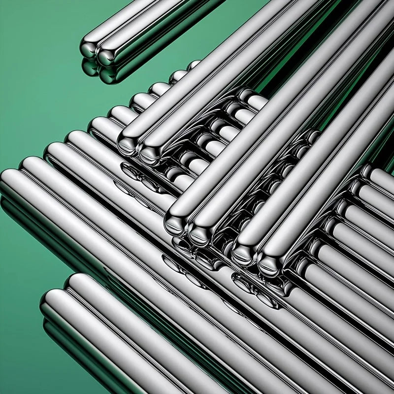 Chinese Stainless Steel Reusable Metal Chopsticks