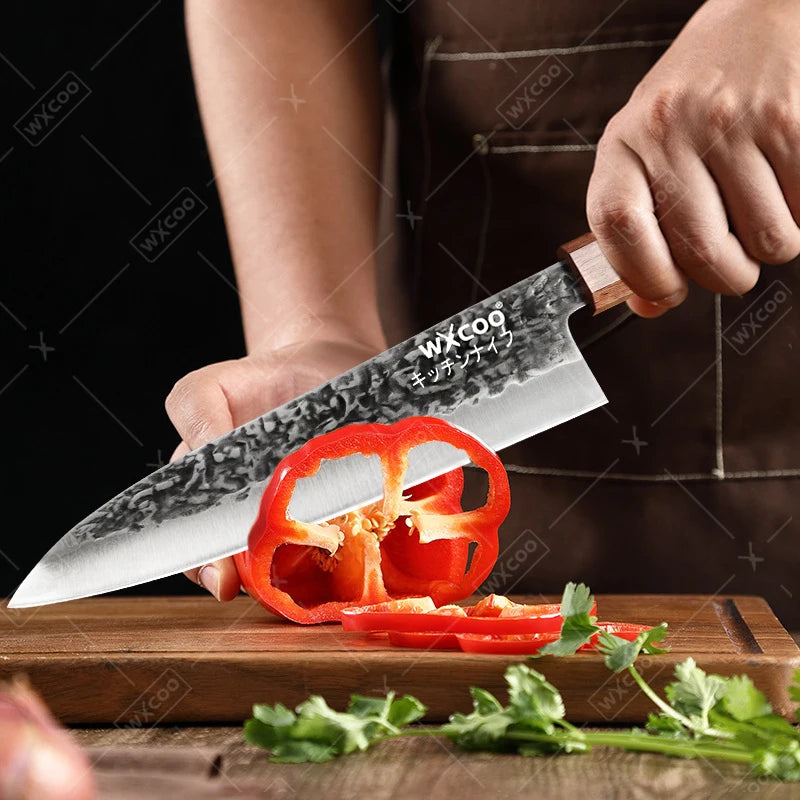 Handmade Japanese Santoku Knife