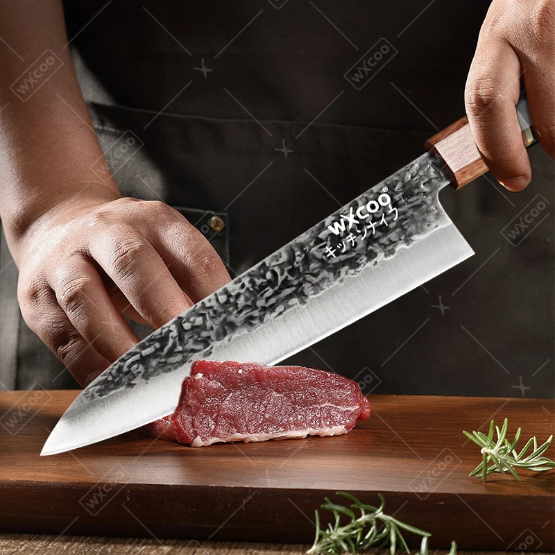 Handmade Japanese Santoku Knife