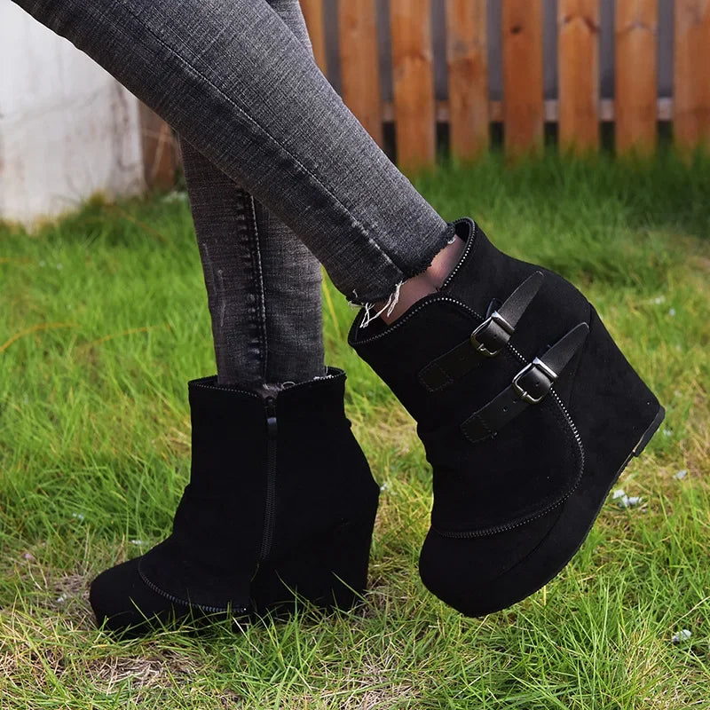 Wedge Ankle Boots