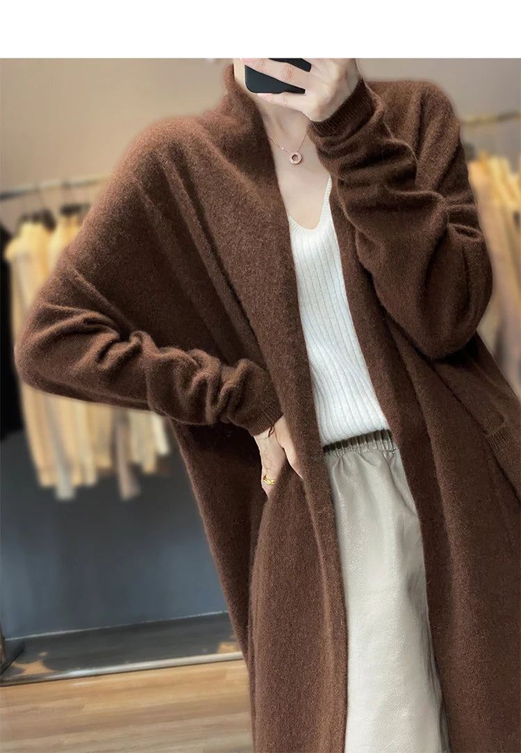 Cashmere Long Cardigan