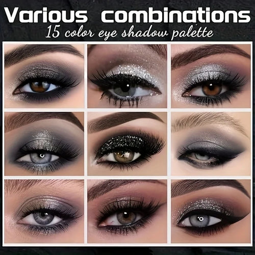15-Color Dark Eyeshadow Palette