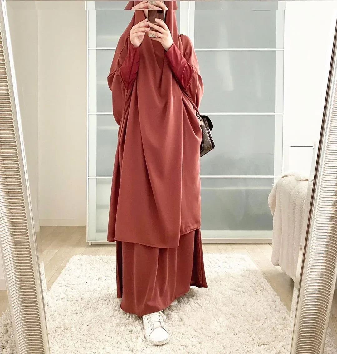 Hooded Muslim Dress Set