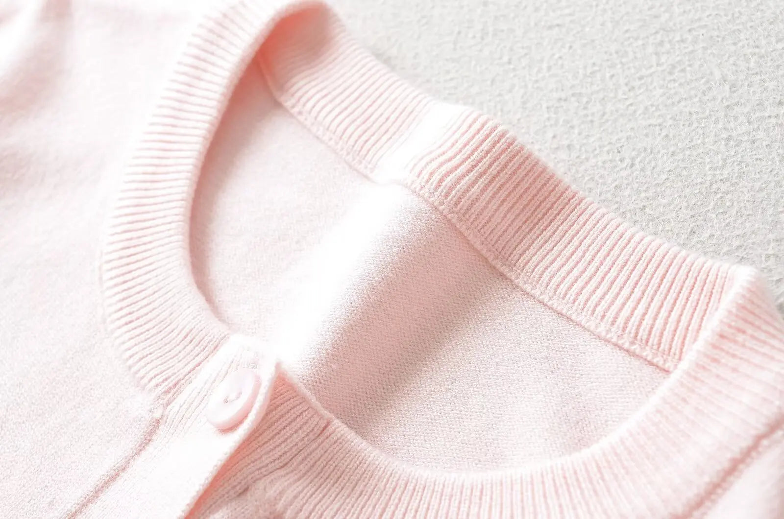 Retro Button Through Pointelle Knit Cardigan