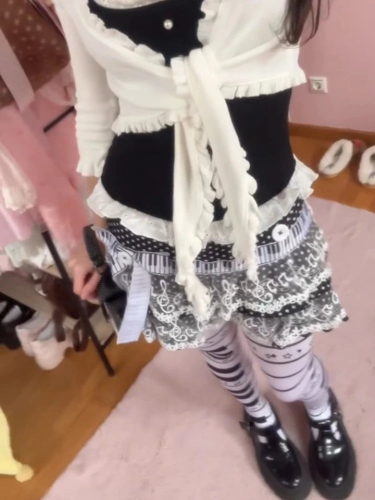 Piano Mini Skirt