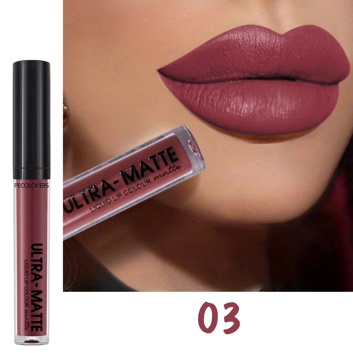 Velvet Mate Nude Brown Red Lip Gloss Lint Matte Liquid Lipstick Waterproof Long Lasting Tube Makeup Cosmetic Lipsticks Lipgloss