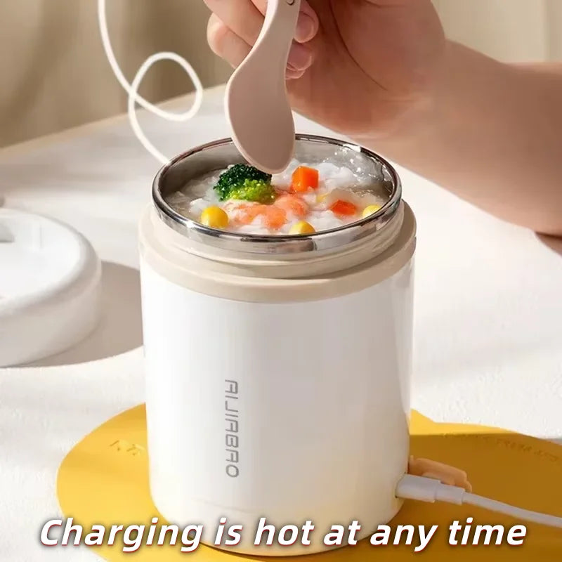 stainless steel USB constant temperature breakfast cup