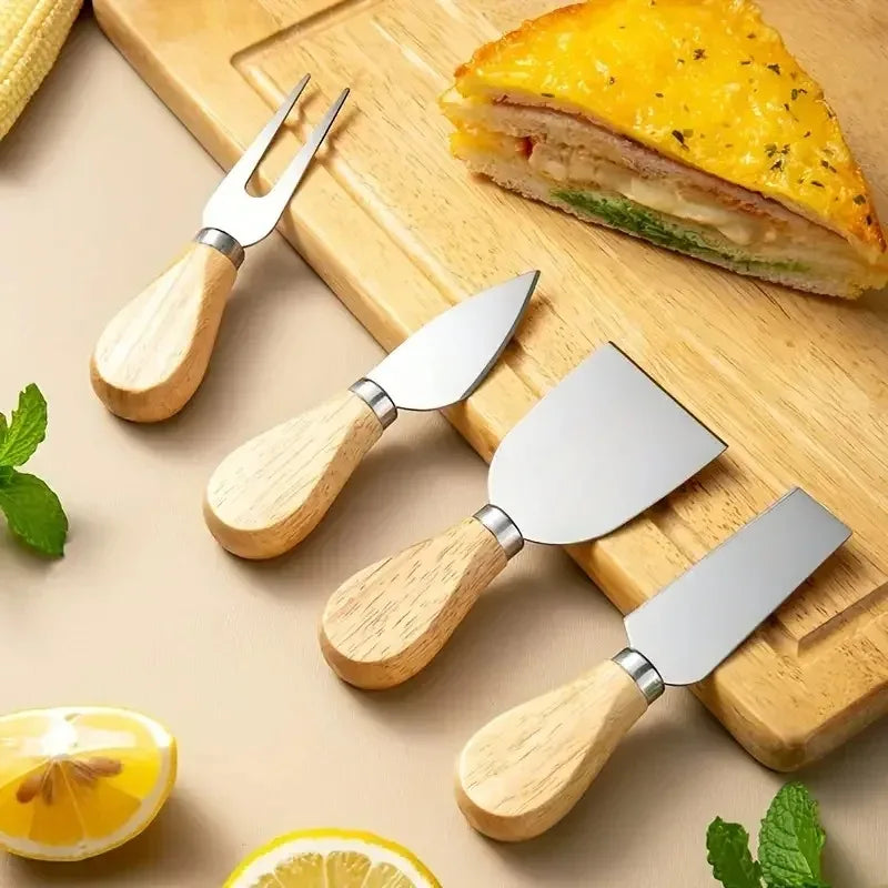 Stainless Steel Cheese Knives Set