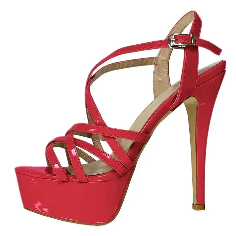 14CM Platform High Heels Sandals