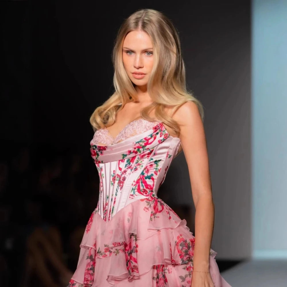 Romantic Tiered Ball Gown