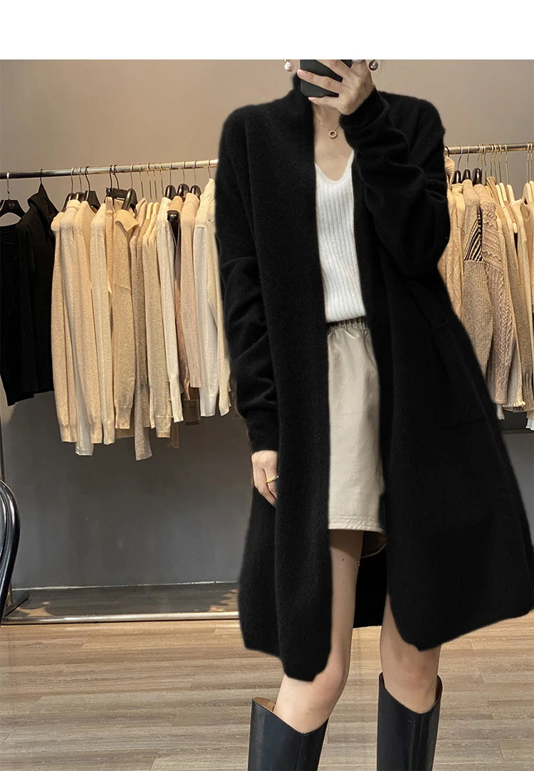 Cashmere Long Cardigan