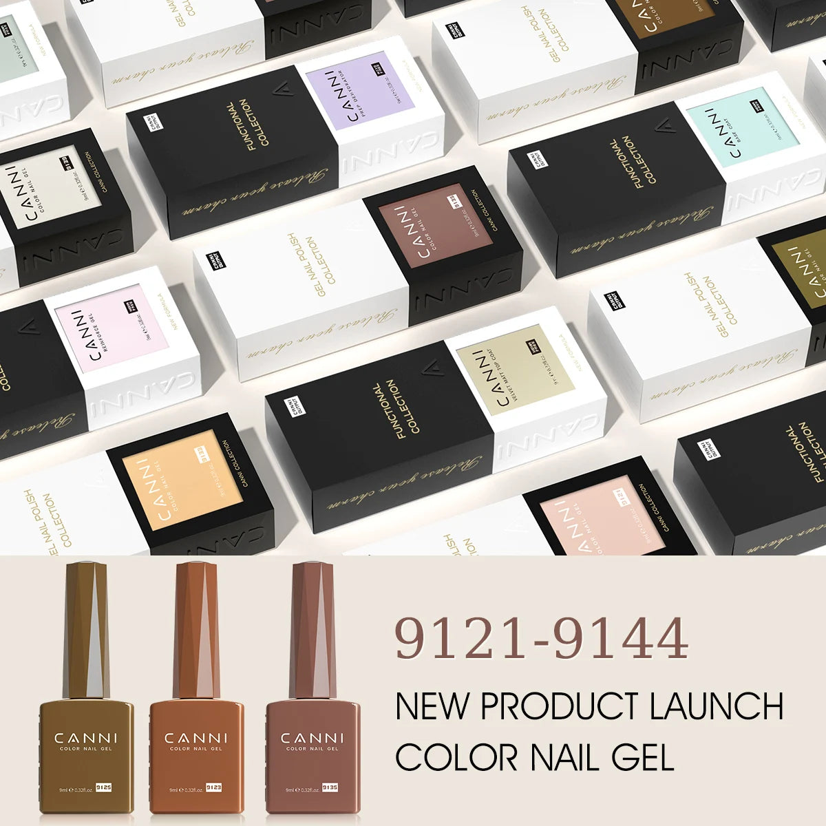 TPO/HEMA FREE Gel Nail Polish Set 24 Colors 9ml